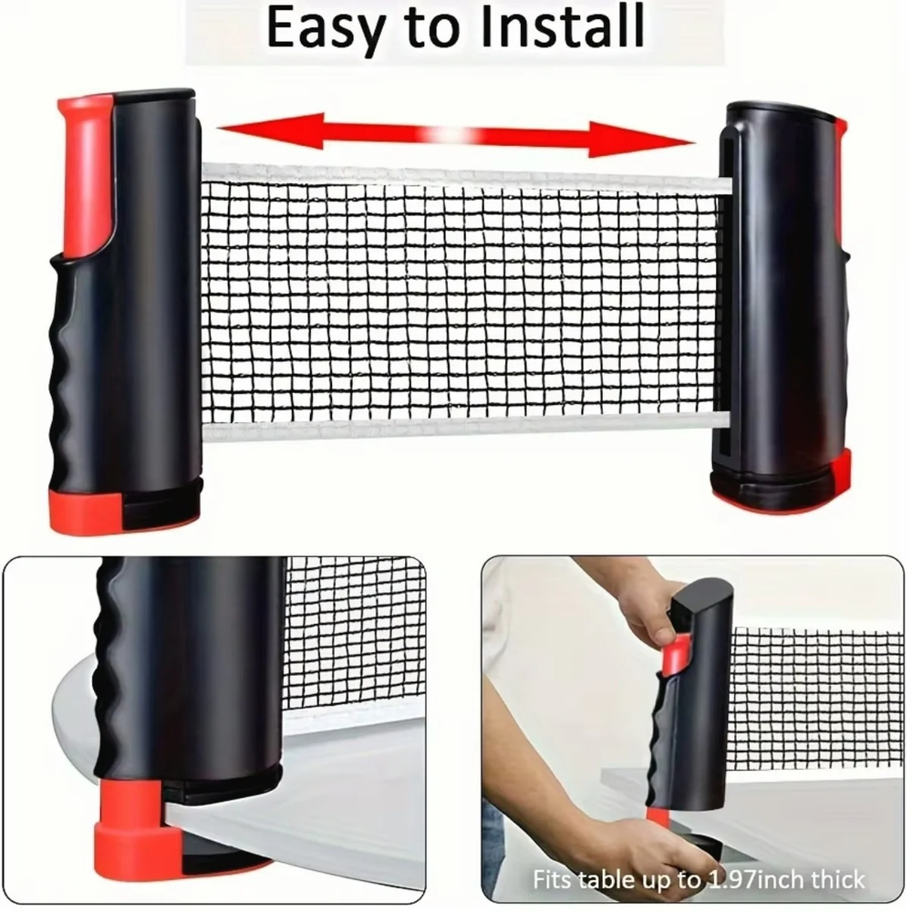 π₯ Limited Time Offer π NetFlex All-in-One Table Tennis Set β Play Anytime, Anywhere